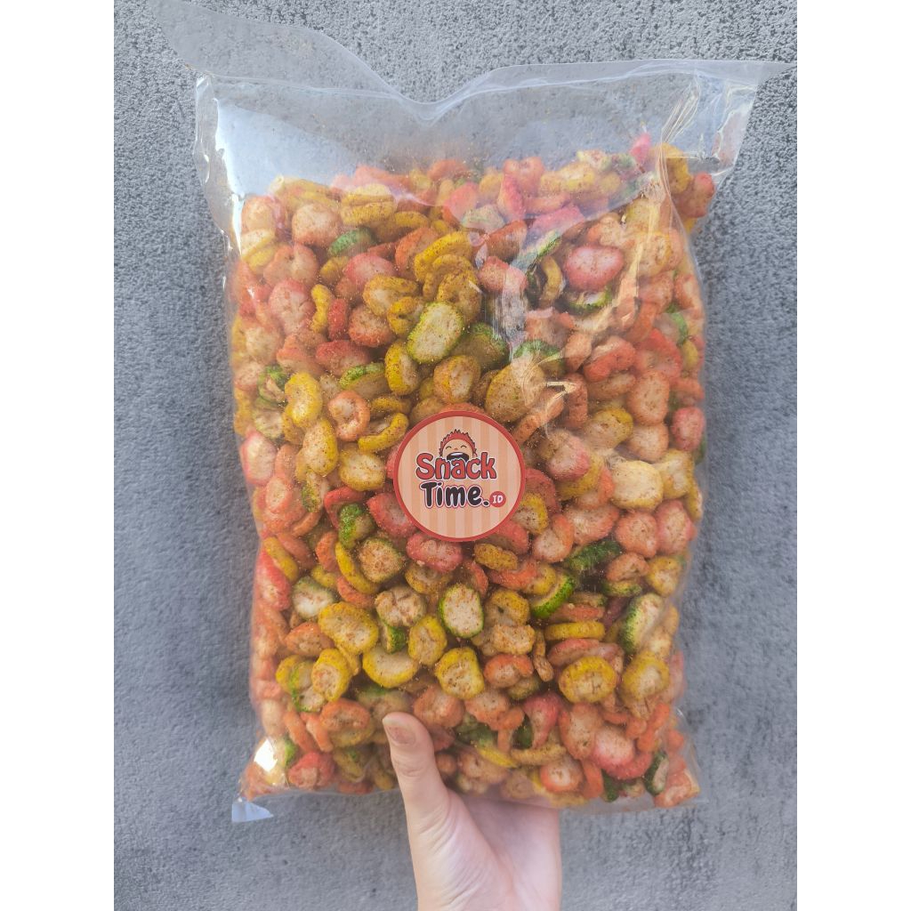 

Kerupuk Kancing Pedas /Kerupuk Viral 500gram