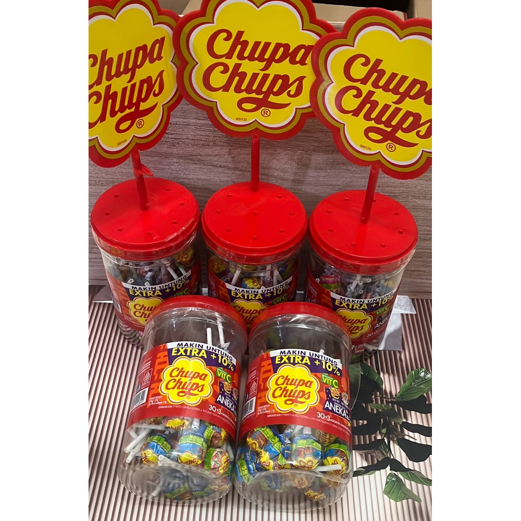 

CHUPA CHUPS LOLIPOP TOPLES ( isi 30 + 3 ) @9gr