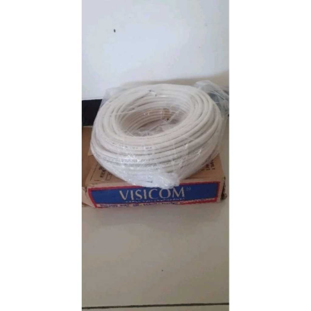 Kabel Listrik NYM Visicom 2x1.5mm - 50 Meter | Kabel Tembaga Isi 2