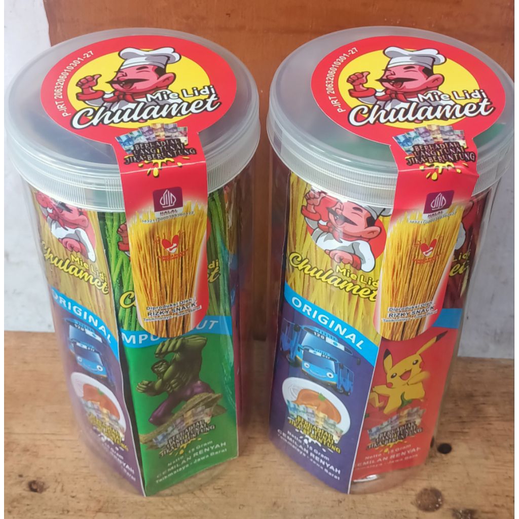 

PALING MURAH Mie Lidi Toples MIX isi 20pcs