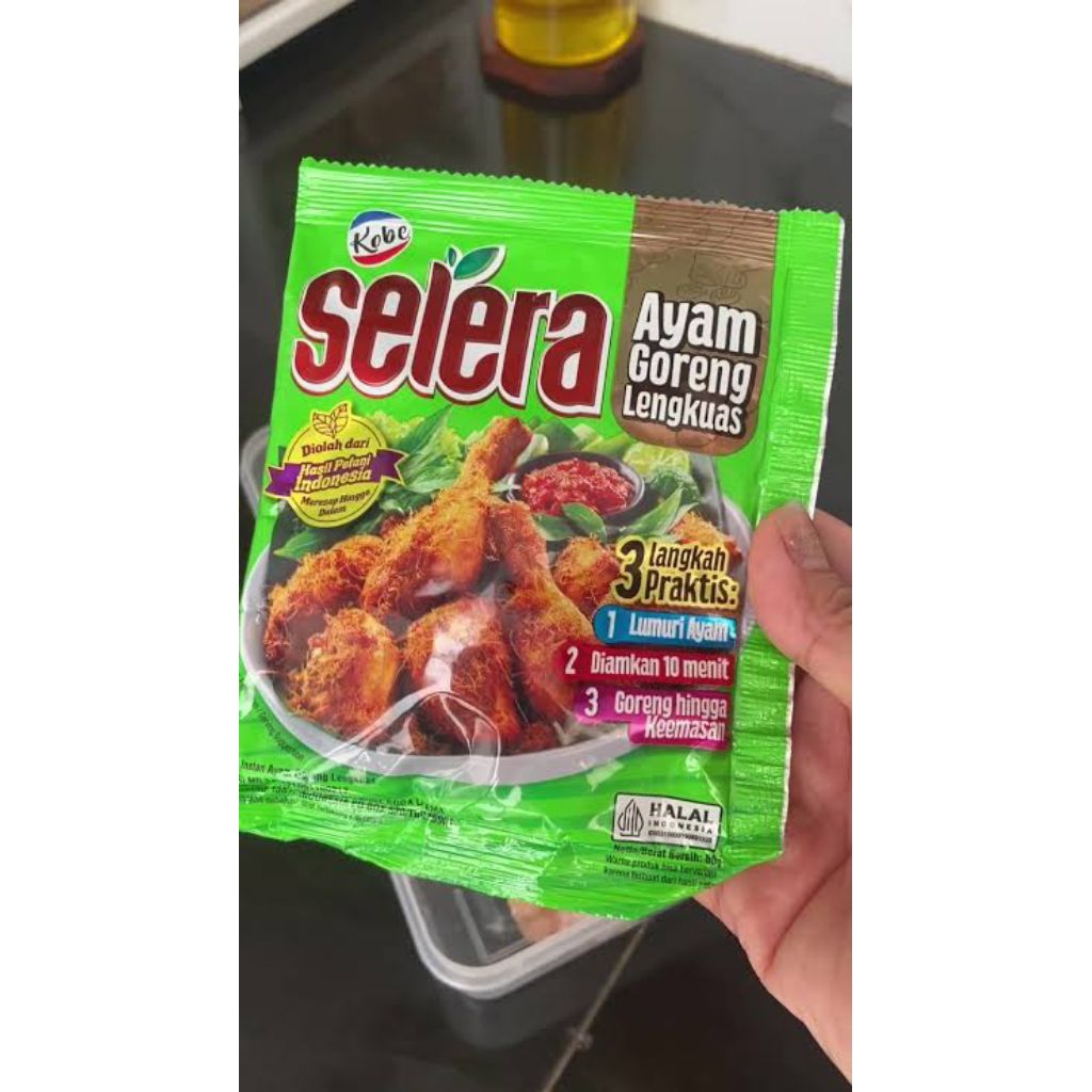 

Bumbu Kobe Lengkuas Ayam goreng lengkuas Halal Instan 80 g