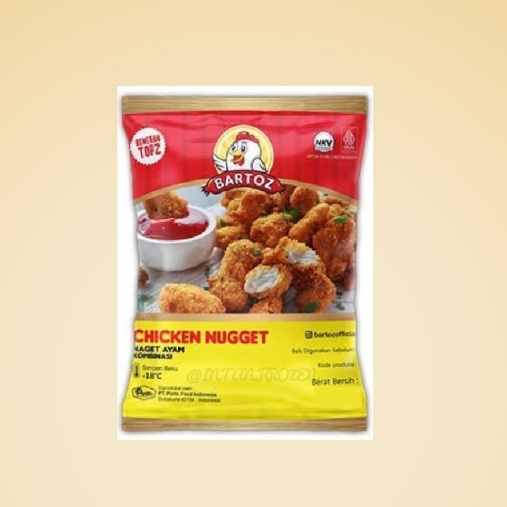 

NUGGET BARTOZ 500GRAN KEMASAN KAMI VAKUM