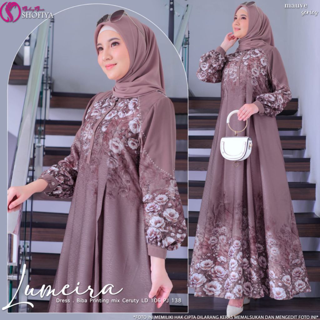 [NEW] GAMIS DRESS LUMEIRA BY SHOFIYA // FASHION MUSLIM // ASHANA DRESS BY MI AMOR