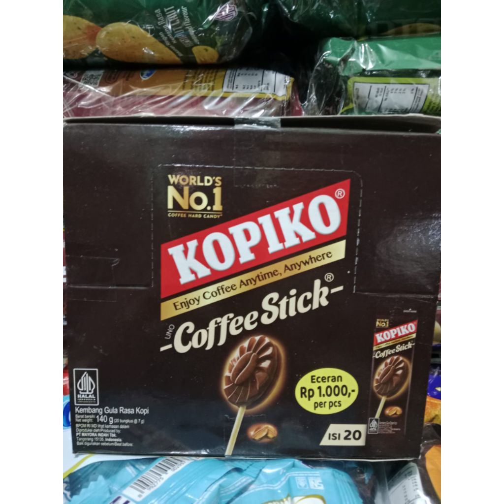 

Permen Kopiko Loly pop, Isi 20/box