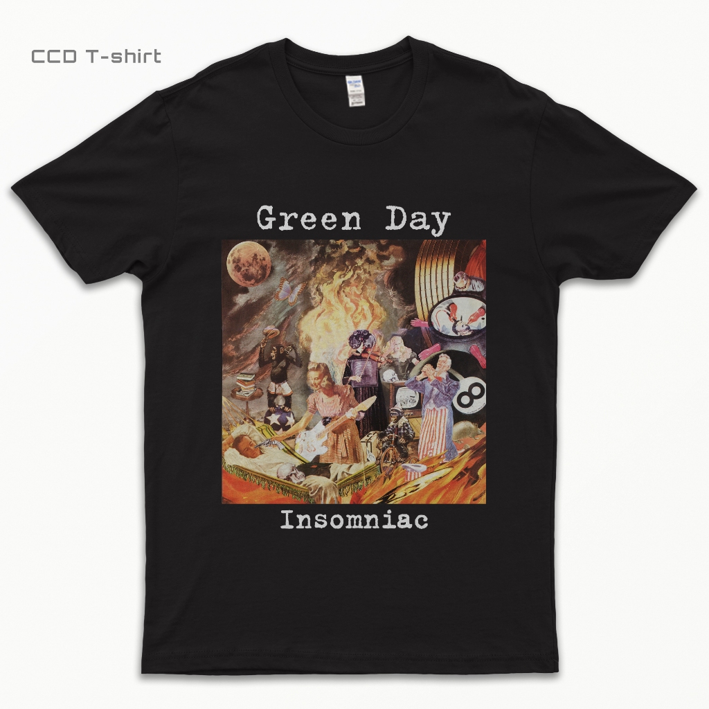 Kaos Greenday / Green Day Insomniac