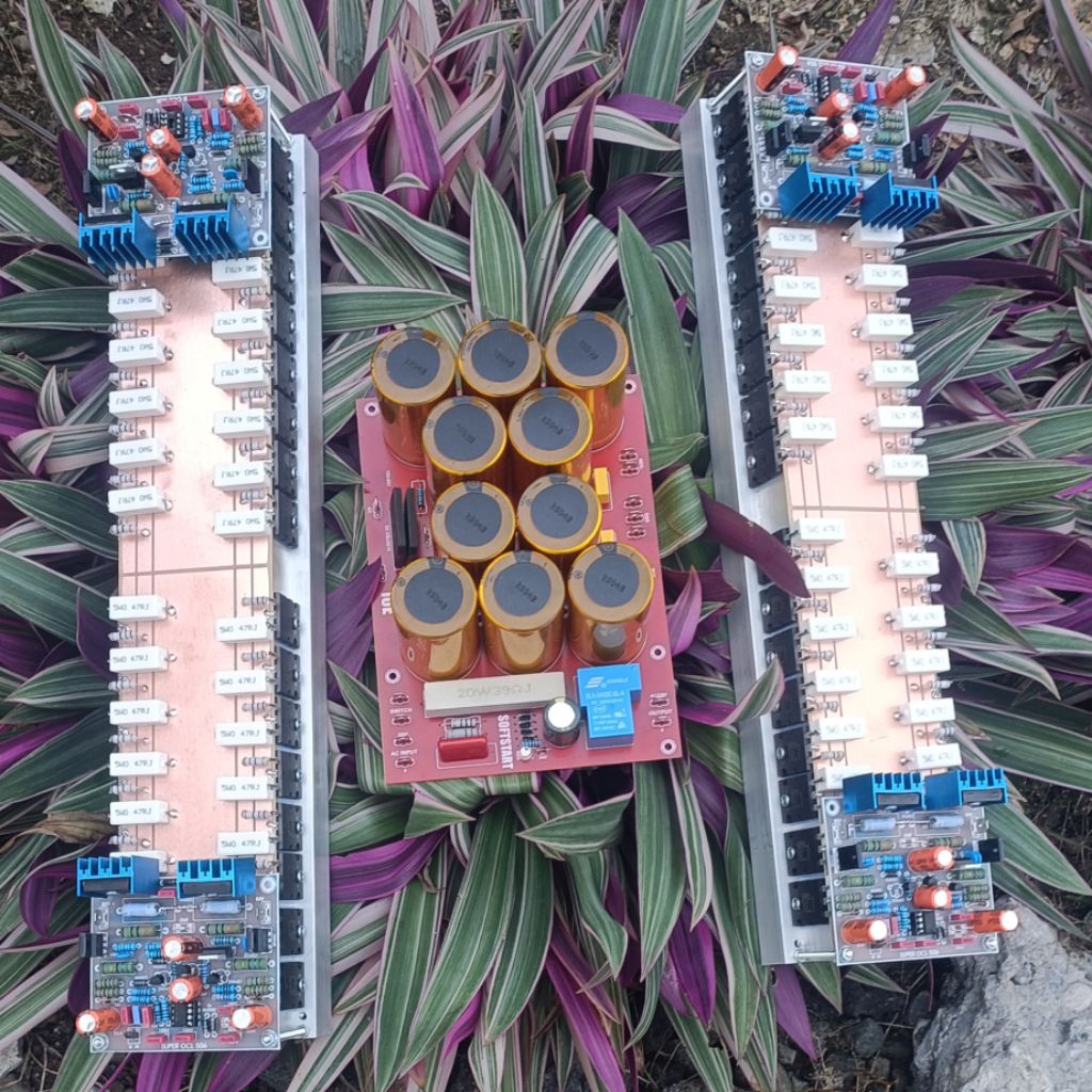 paket komplit 16 set stereo x2  tef dan non tef kualitas bagus PCB fiber  506 balap for lapangan plu