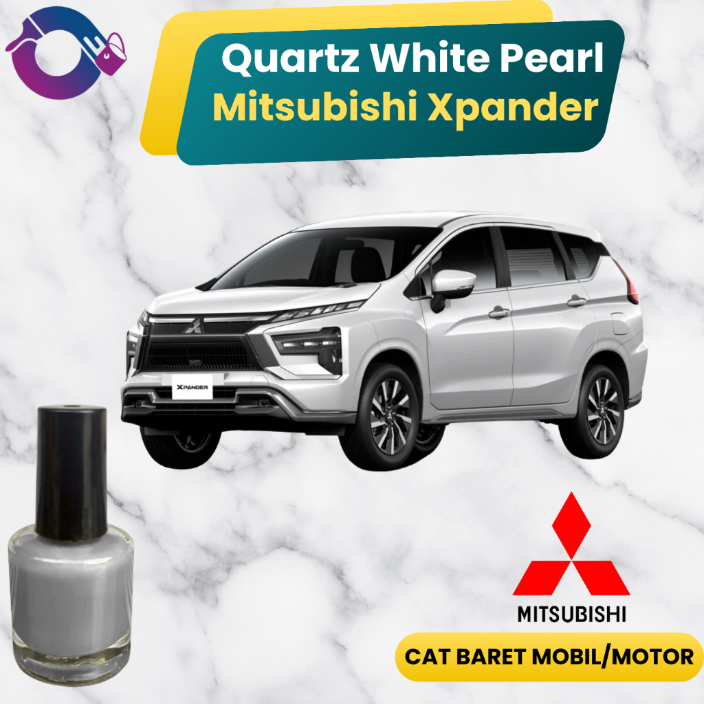 Cat Oles Mobil Mitsubishi Xpander - Quartz White Pearl / Putih Mutiara W81
