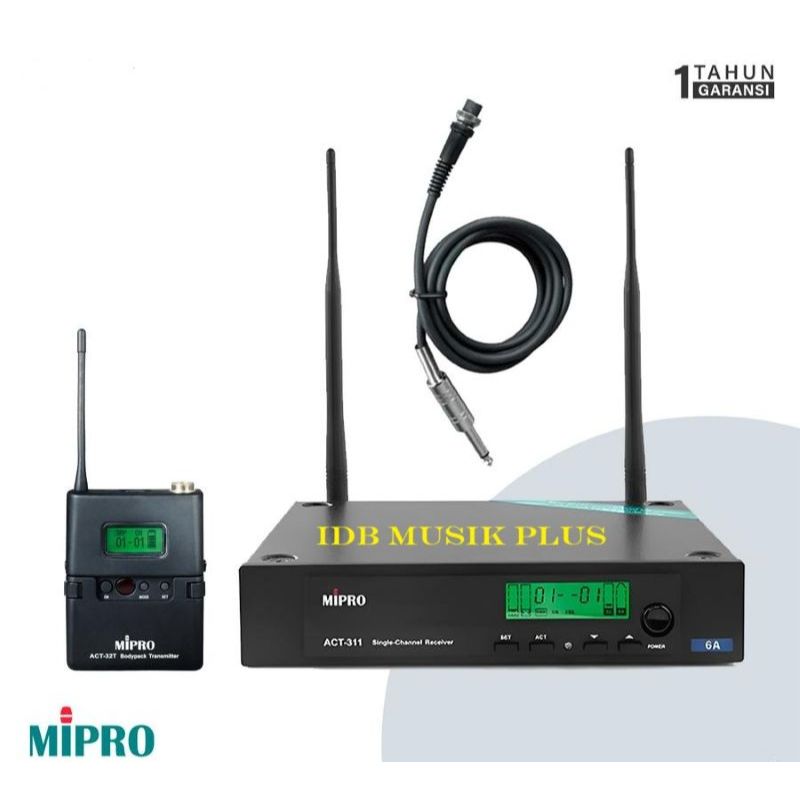 Mic Wireless Gitar Mipro ACT311B/ACT32T/MU40G Original