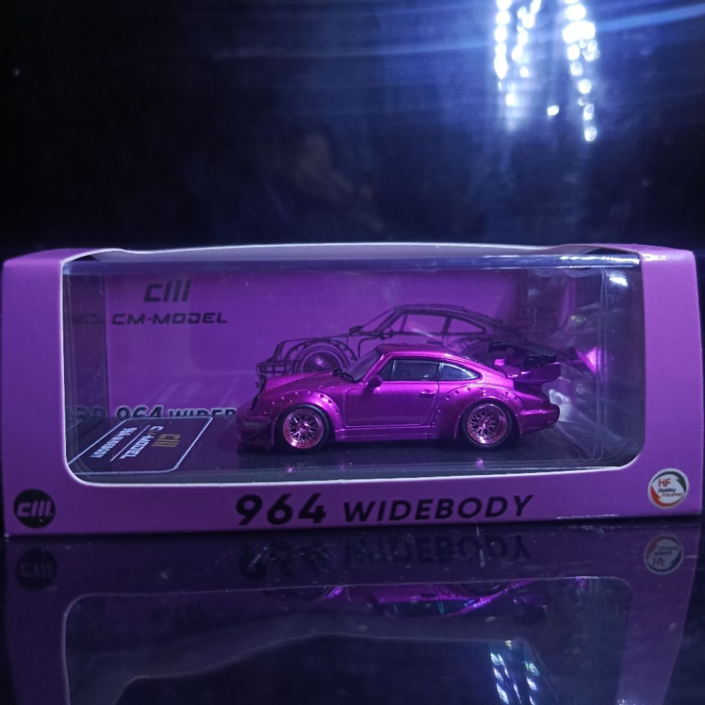 CM MODEL PORSCHE 964 WIDEBODY METALIC PURPLE