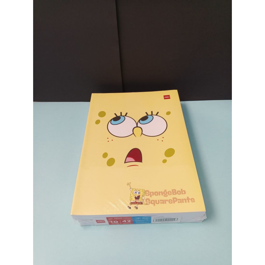 

BUKU TULIS SPONGEBOB 42 LEMBAR BESAR ISI 10, BUKU SEKOLAH PANJANG DELI