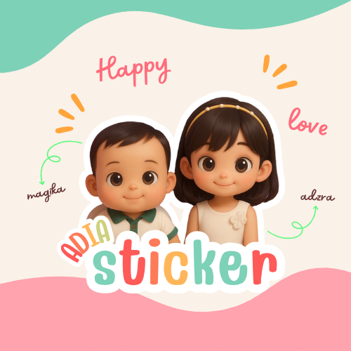 

Label nama anak Stiker sekolah