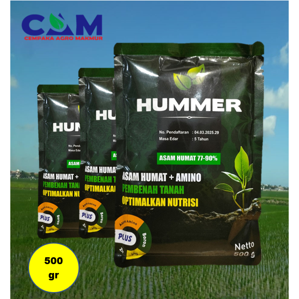 PUPUK HUMMER 500 GR | Asam humat dan asam amino
