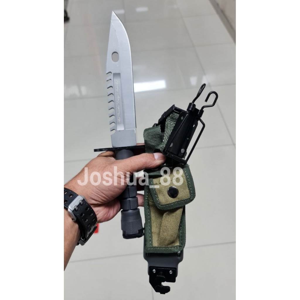 Pisau Tactical Military Us Navy Custom Bisa Ukir Nama Logo Sendiri