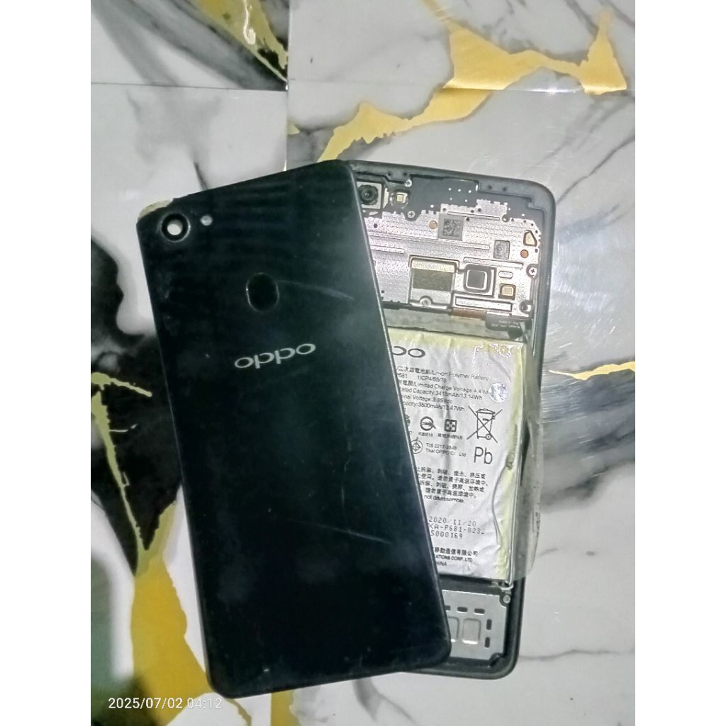 oppo f7 ram 6 min lcd dan batre