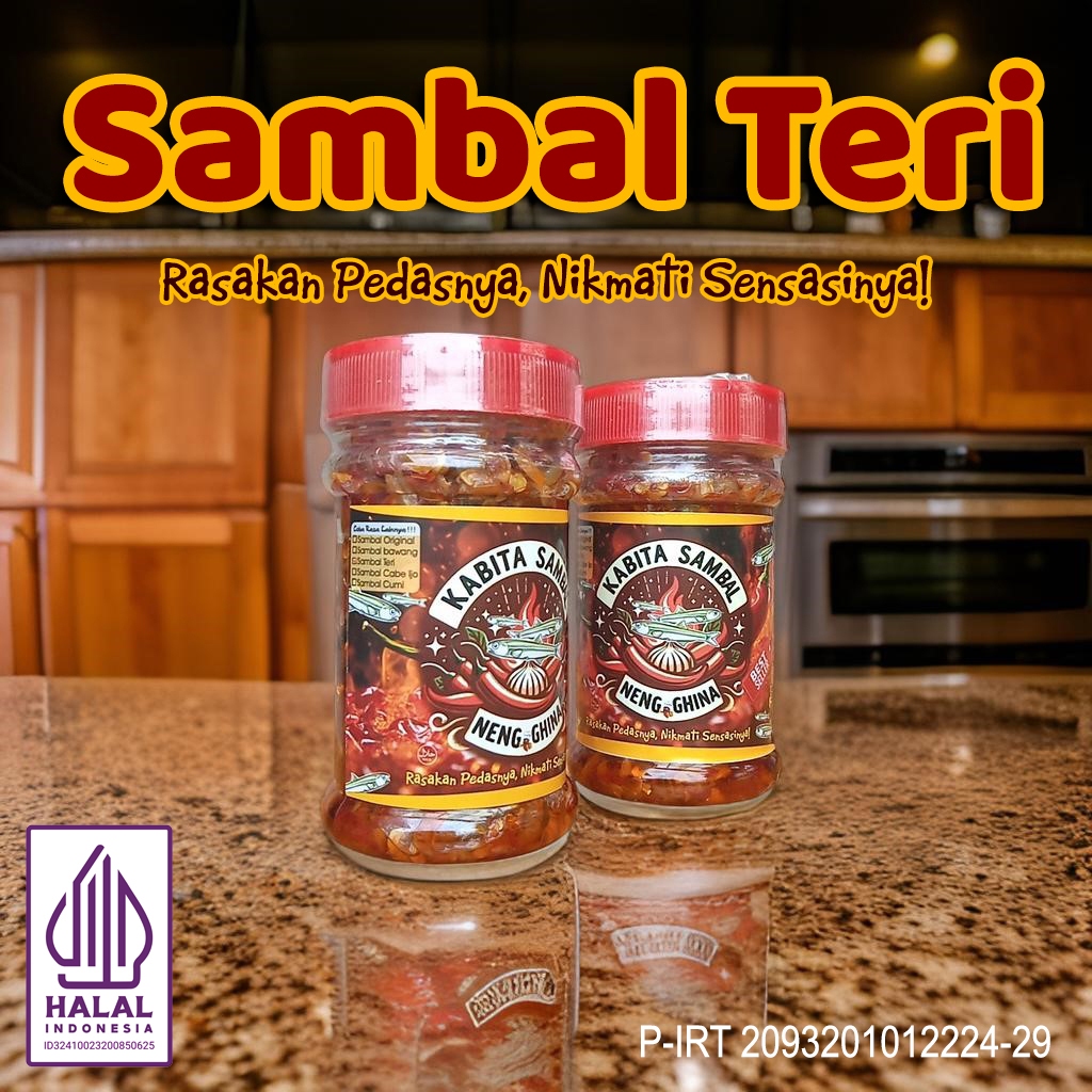 

Sambal Teri Pedas 160Gr | Kabita Sambal Rasanya Raos Pisan