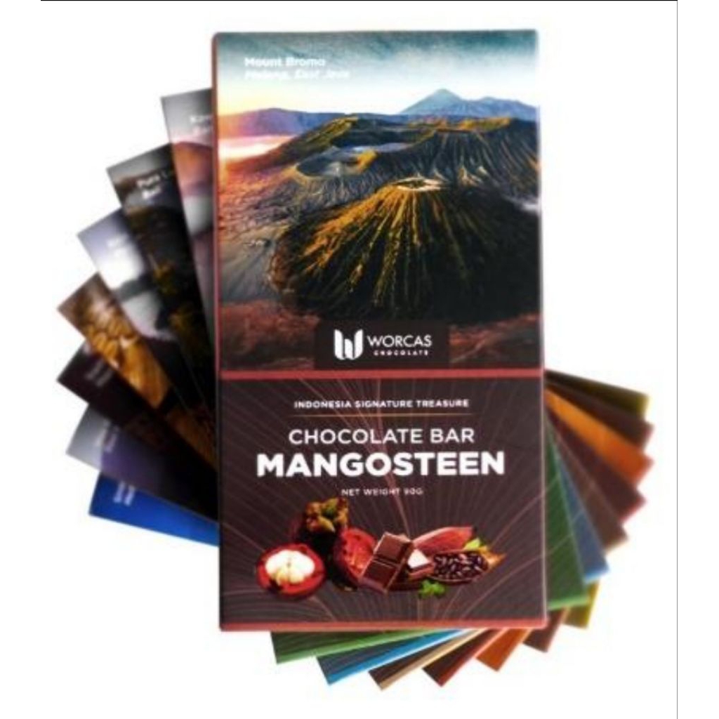 

Chocolate Bar Worcas Rasa Mangosteen / Manggis 90gr