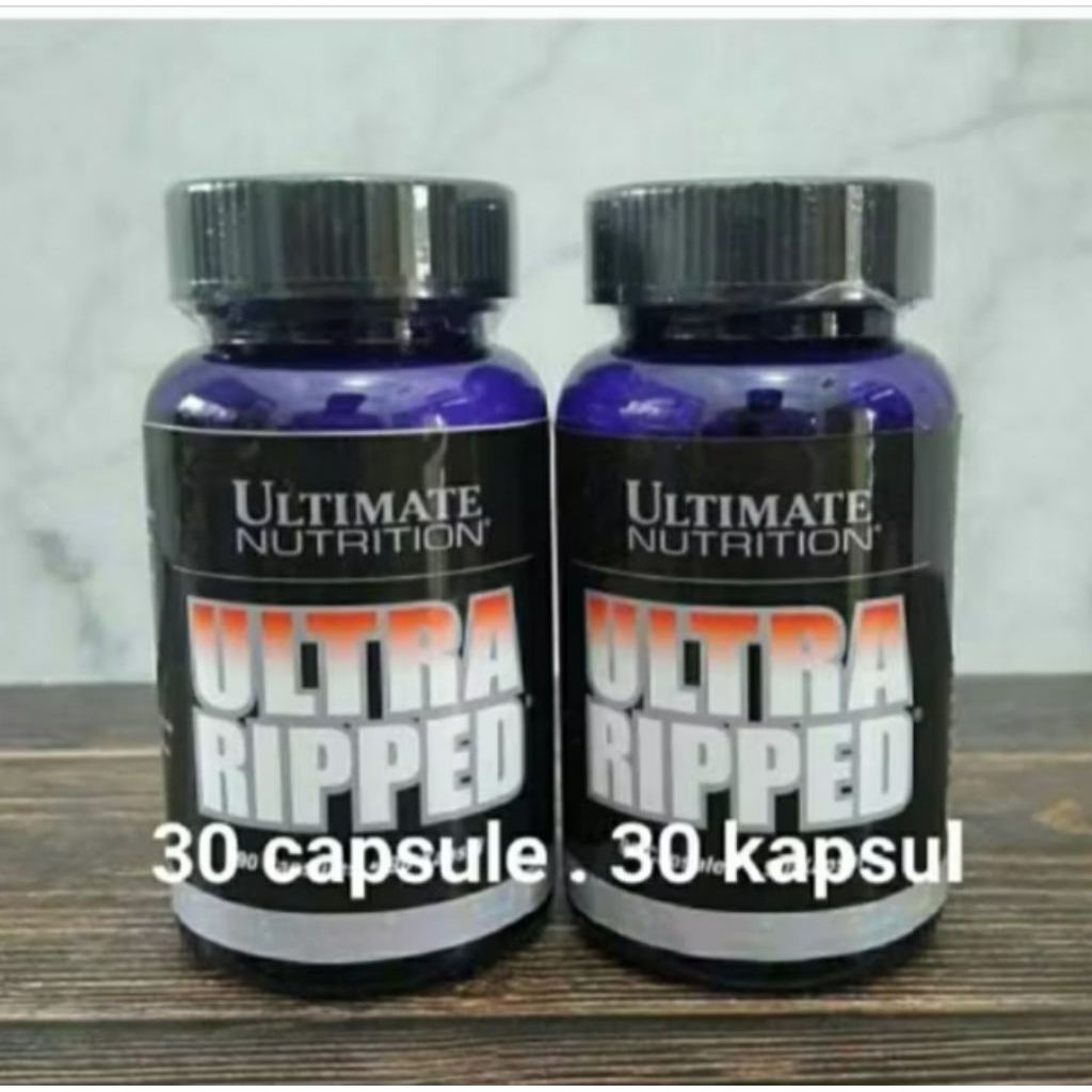 Ultra Ripped Asli Original Fat Burner Isi 30 kapsul Ultimate Nutrition