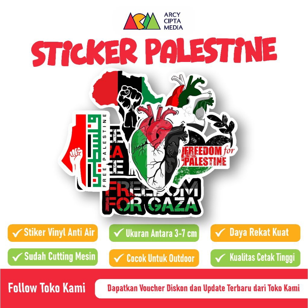 

Stiker Palestina Sticker Palestine Untuk Tumbler Laptop Hp Case Koper Motor dll