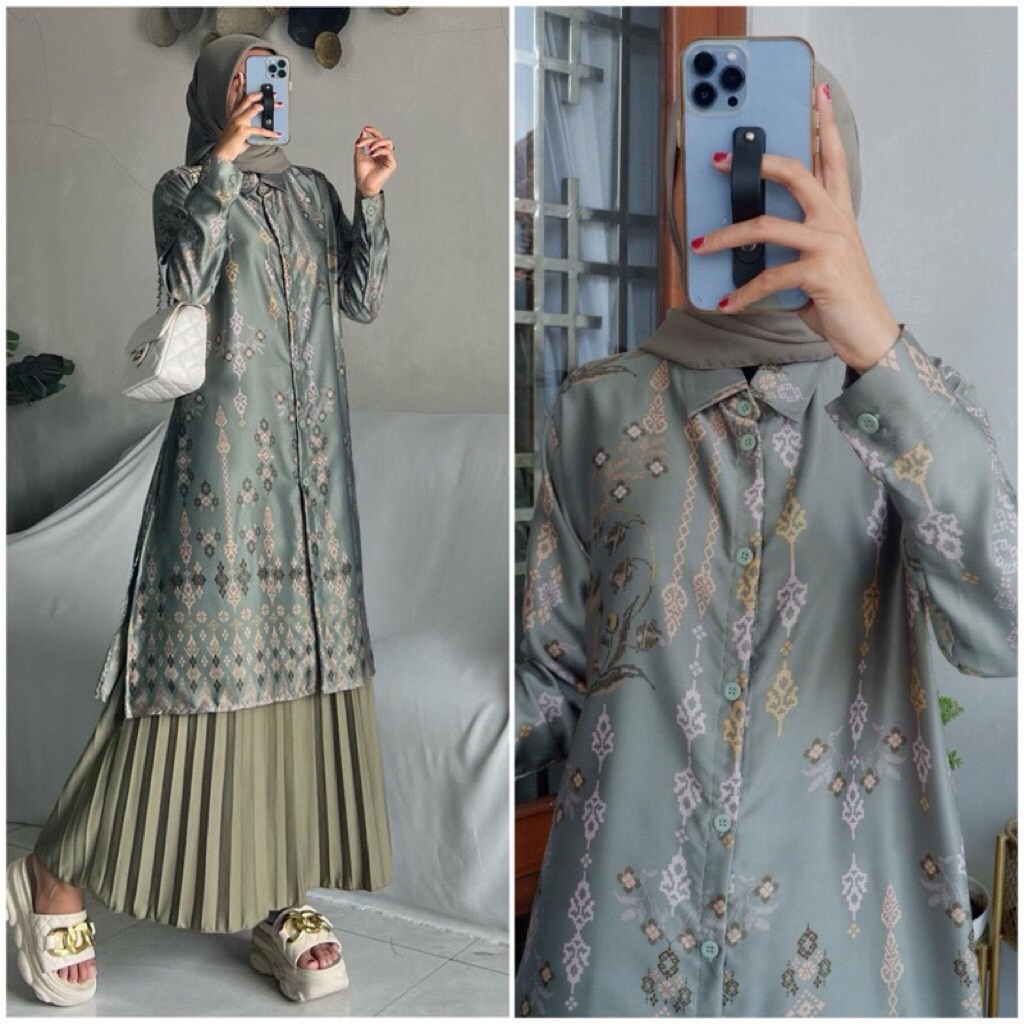 Tunik Silk velvet premium