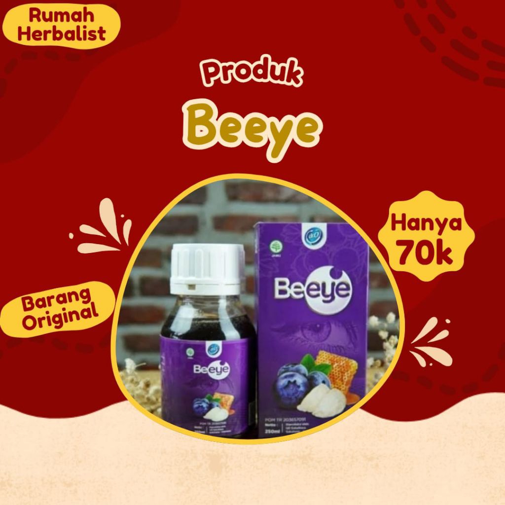 Madu Beeye Herbal Mata Minus & Silinder Rabun Original