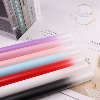 

AESTHETICFLORIST - (20 LEMBAR) FLOWER WRAPPING COLOUR TRANSPARENT WHITE FRAME CELLOPHANE WATERPROOF KERTAS BUKET BUNGA SHADE FLOWER WRAP
