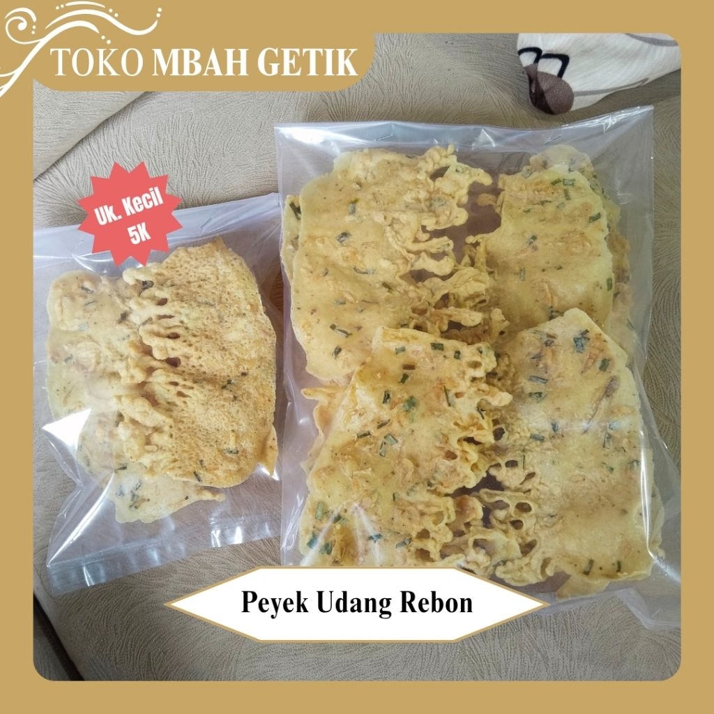 

Rempeyek/Peyek Udang Rebon