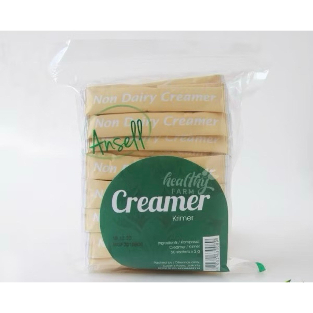 

ansell creamer stick/ krimer bubuk sachet 50’s
