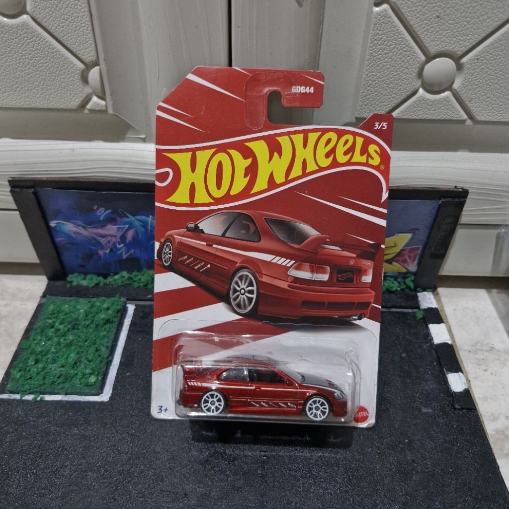 Hotwheels Civic Si Aniversary Red