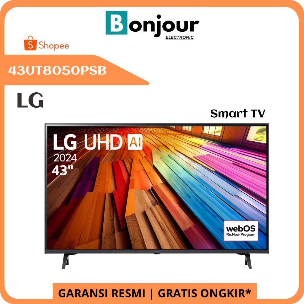 LED TV 43 Inch 4K Smart TV LG 43UT8050PSB 43" 4K UHD Smart TV WIFI Digital TV