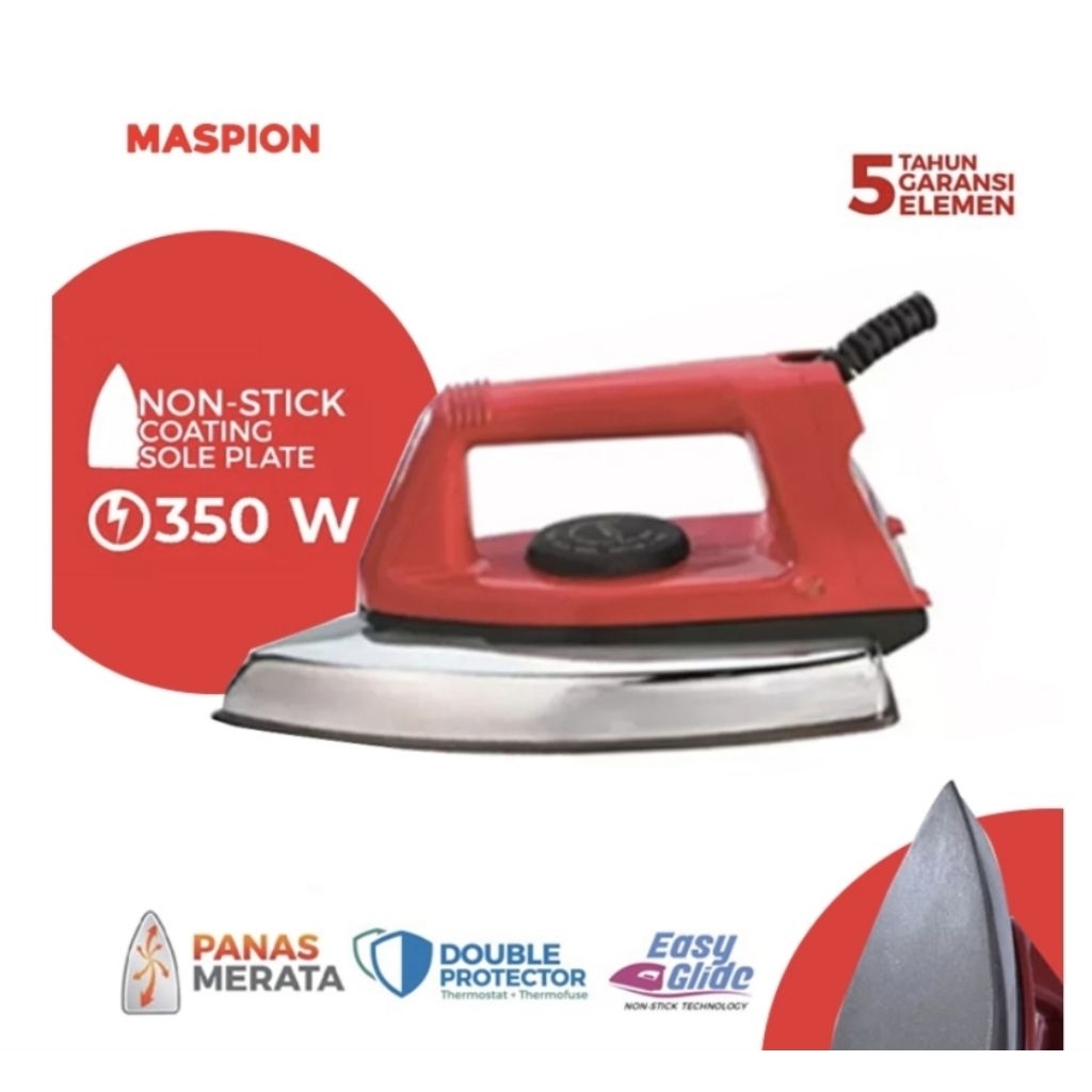 Maspion Setrika Listrik Dry Iron - HA125