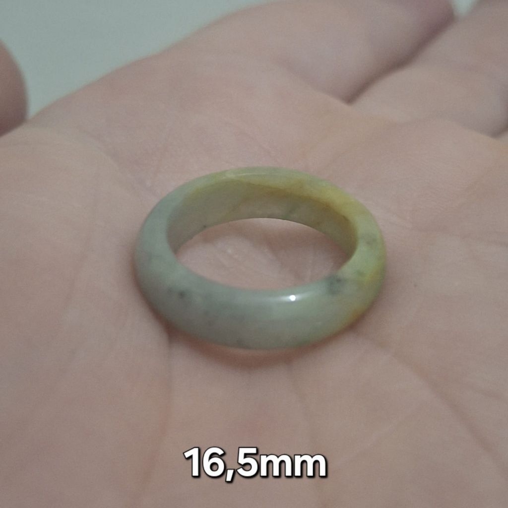 Bangle Ring Natural Burma Jadeite Cincin Giok Burma Asli