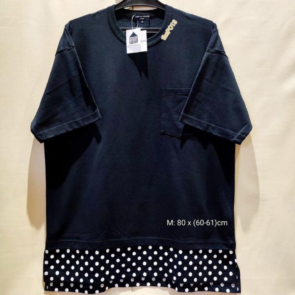 CDG COMME DES GARCONS HOMME COTTON DOT PRINTED TEE FW23 AUTHENTIC 100% BNWT