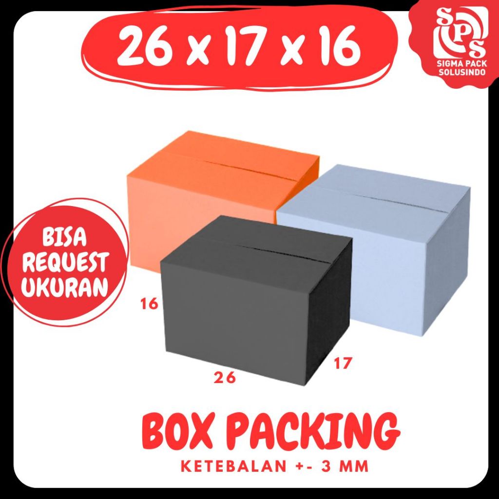 

kardus 26x17x16 box Kardus Packing A1 Dus Kotak Kemasan Botol Gelas Jamu Madu zigma shop
