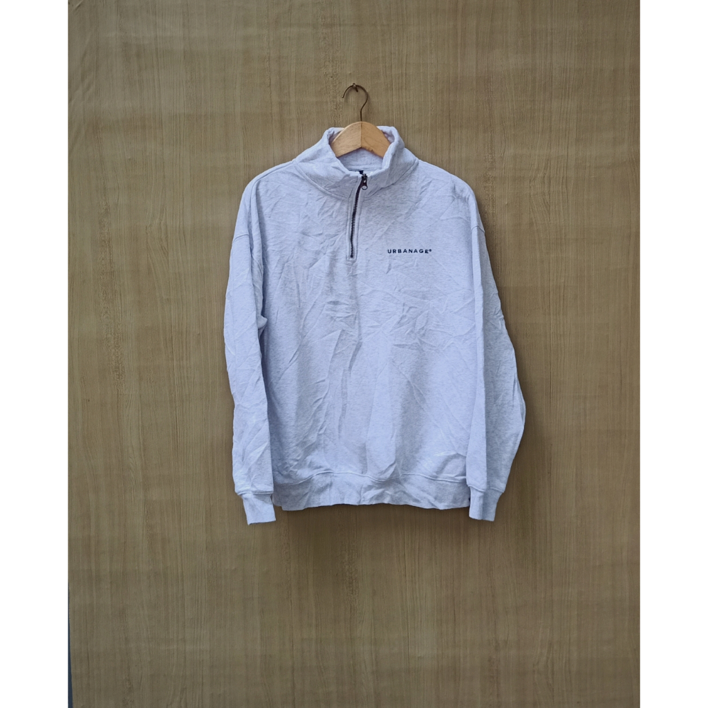 Half Zip Sweatshirt Crewneck Urban age