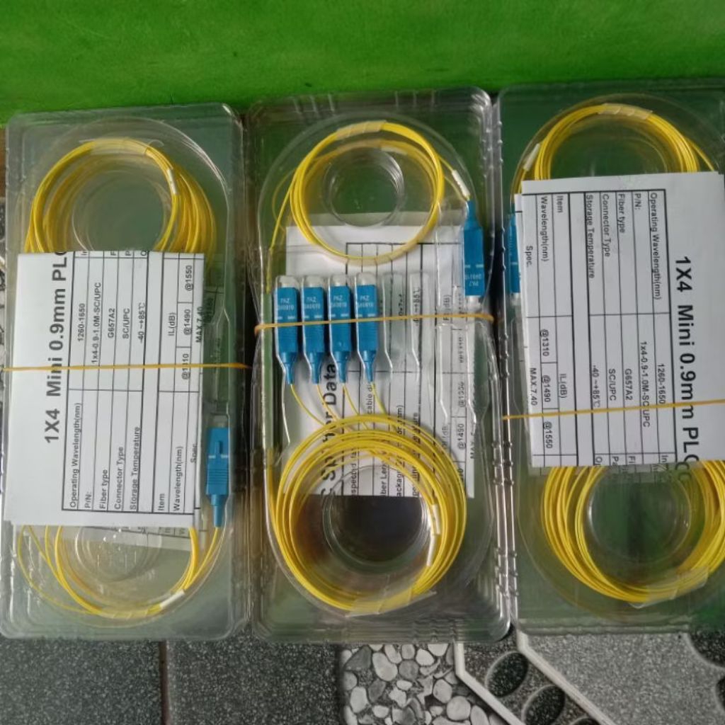 Passive Splitter plc 1:4 Merk Paz Type SC UPC / Splitter Paz 1/4 SC UPC