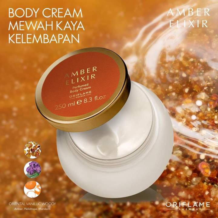Amber Elixir Perfumed Body Cream / Amber Elixir by Oriflame Sweden