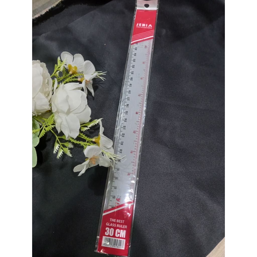 

penggaris jenia 30cm/satuan/pcs