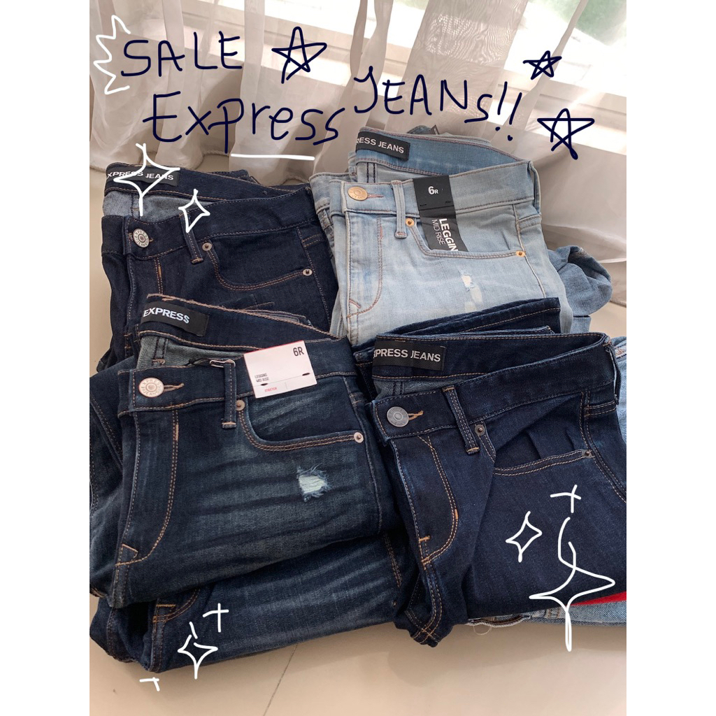 SALE EXPRESS JEANS U.S.A ori 100% sisa pabrik / new / bekas | CEK DESKRIPSI  Good condi celana panja