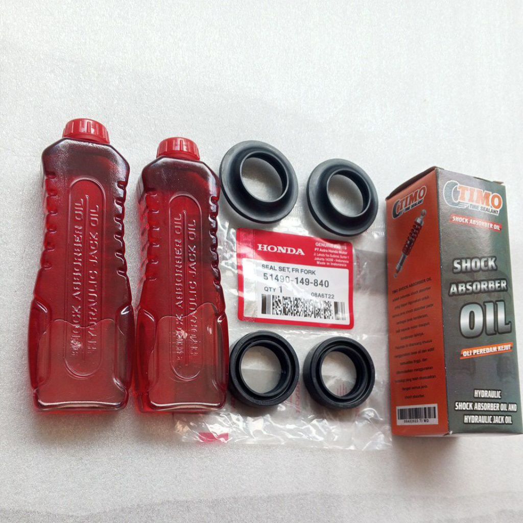 Seal shock+tutup abu+OLI shock ORI Honda Win,GL 100,CB100