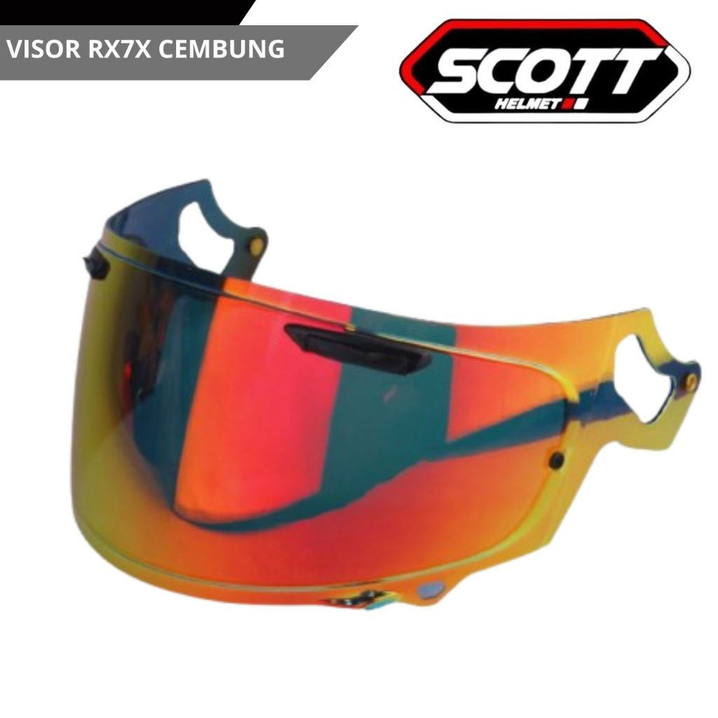 Scott - Visor Osbe RX7X Cembung / Revo Red
