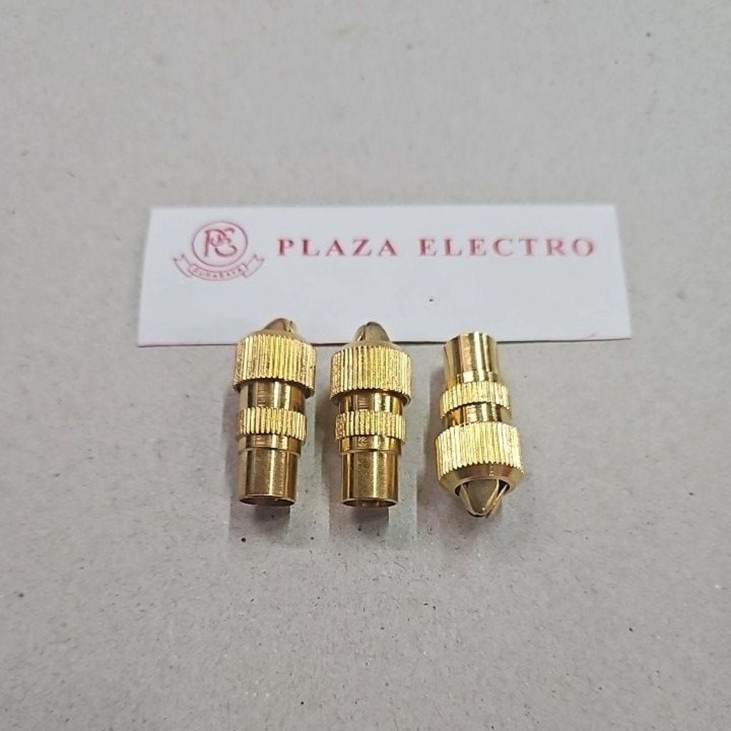 JEK JACK ANTENA TV GOLD MALE LAKI KUALITAS BAIK