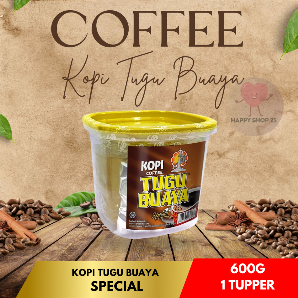 

Tugu Buaya Kopi Special Tuper 600g Kopi Hitam Kopi Bubuk 600gram