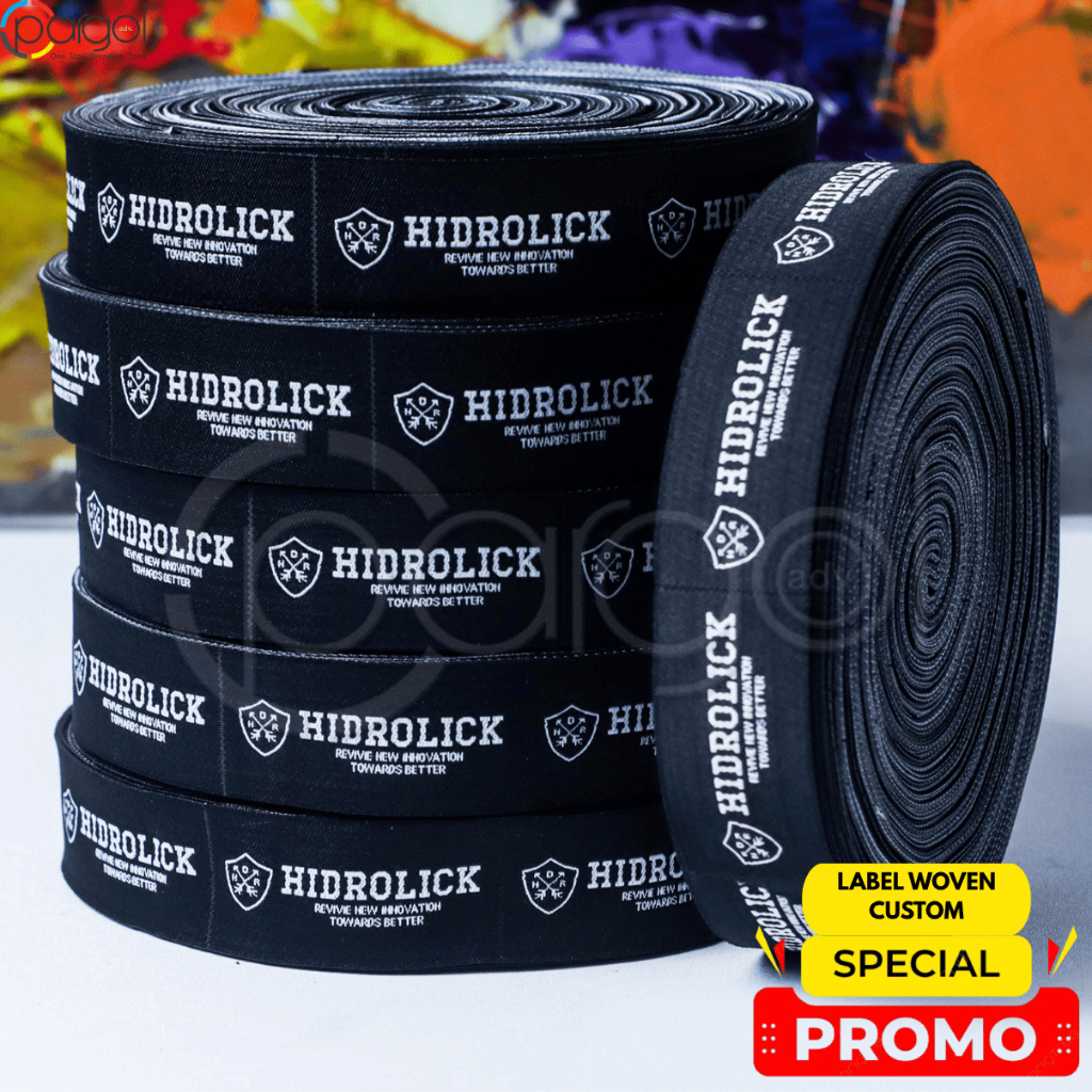

Label Woven Custom - Nama Sendiri / Logo - Untuk Baju Brand & Distro - PargolLabel
