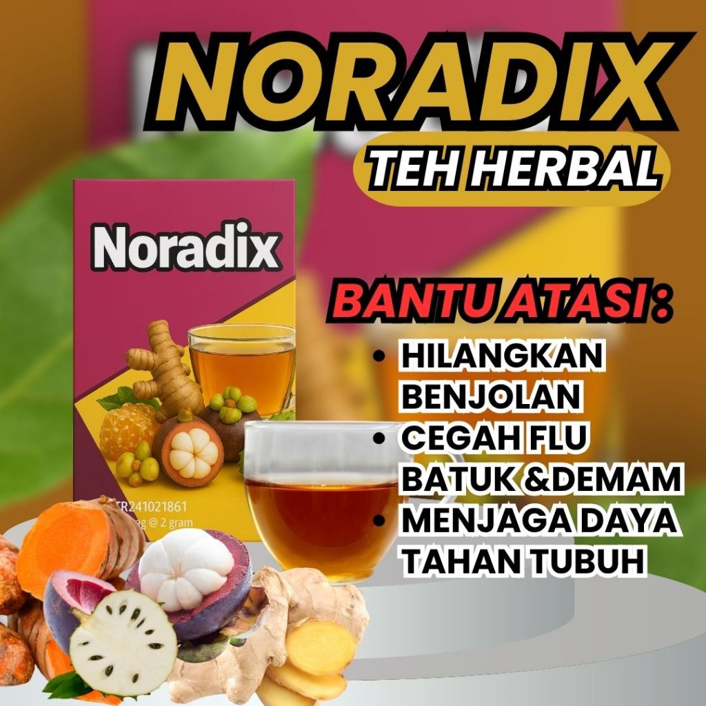 

TEH HERBAL NORADIX BANTU CEGAH TUMOR KANKER