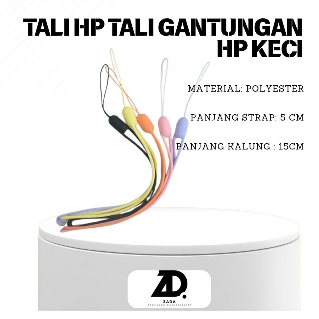 Tali HP Tali Gantungan HP Kecil Pendek Strap HP Tali Macaron HP