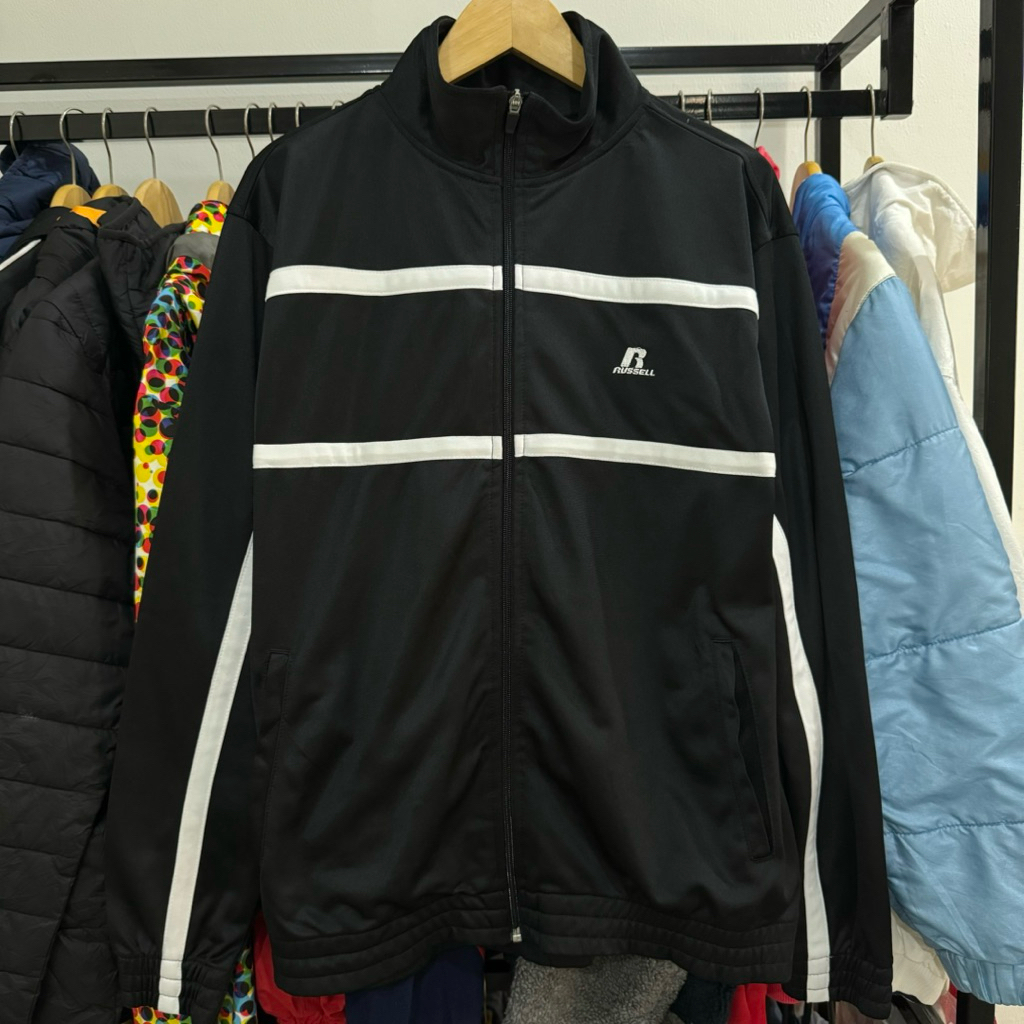 Russel Track Jacket Black (L)