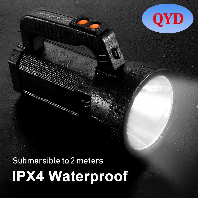 QYD Senter LED Super Terang IPX4 Tahan air Power Bank Multifungsi  45W 9600mAh Lampu Senter QL953