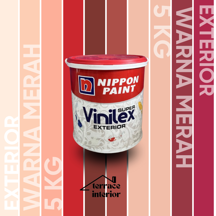Cat Tembok Vinilex Exterior Merah 5 Kg