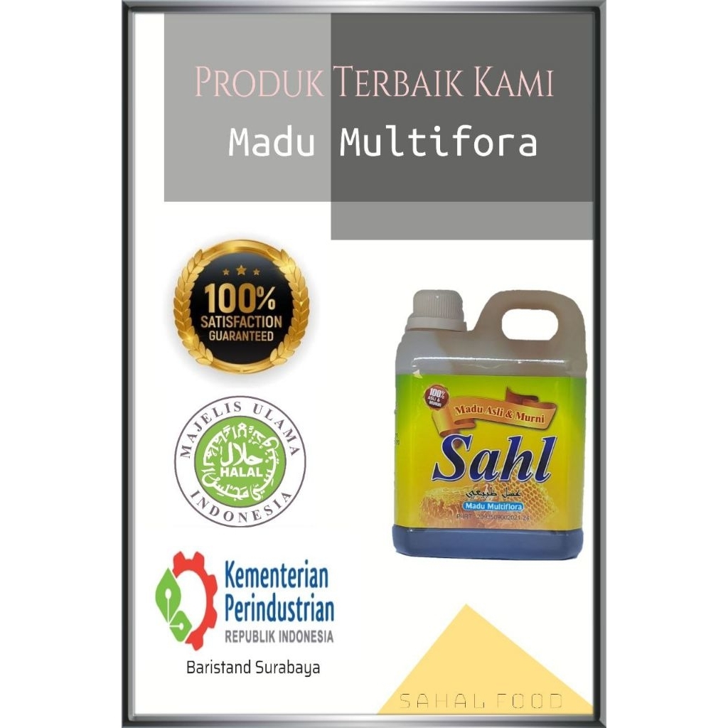 

madu murni Sahl food multiflora