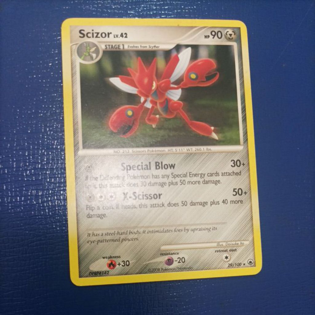 POKEMON SCIZOR MAJESTIC DAWN RARE NOT MINT NON FOIL SINGLES